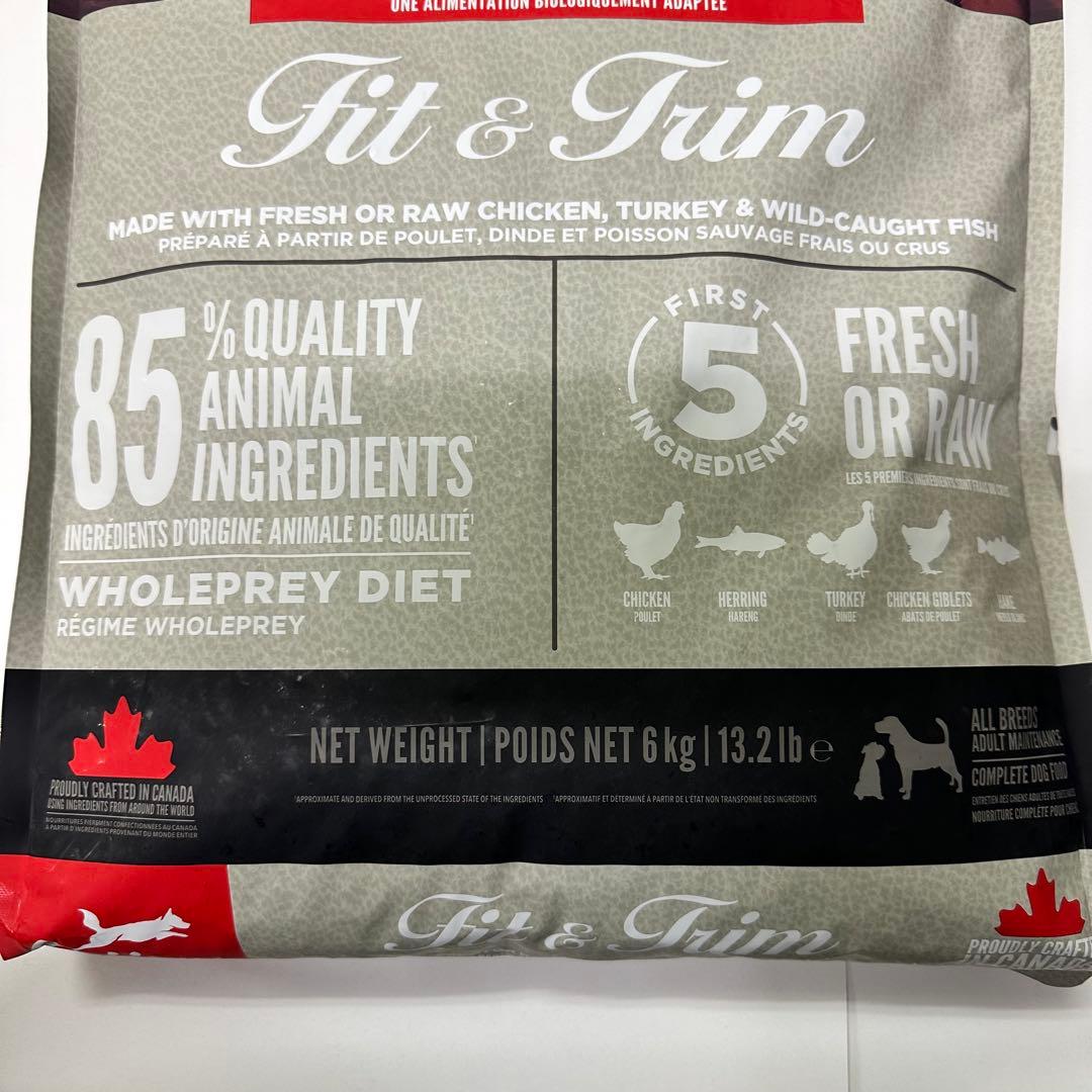 Orijen カナダ産オリジン フィット トリム 6kgプレミアムフード