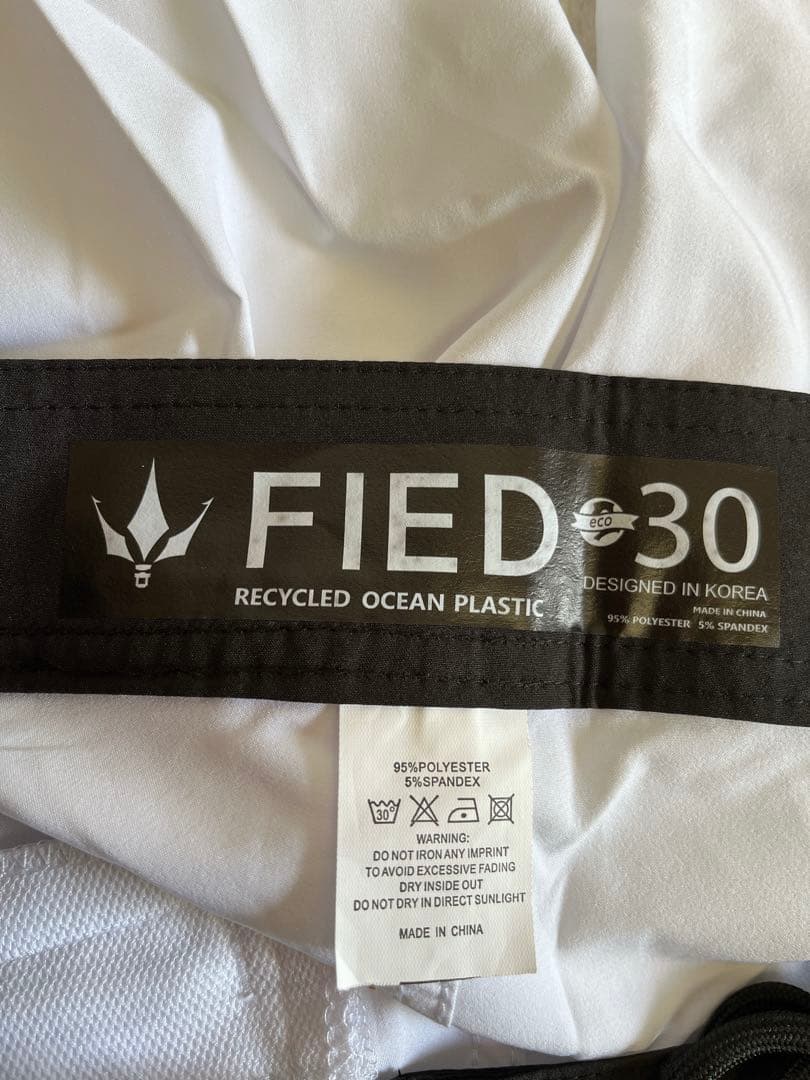 FIED ファイド サーフパンツ 30 水着　ホワイトストライプ　フィジーク