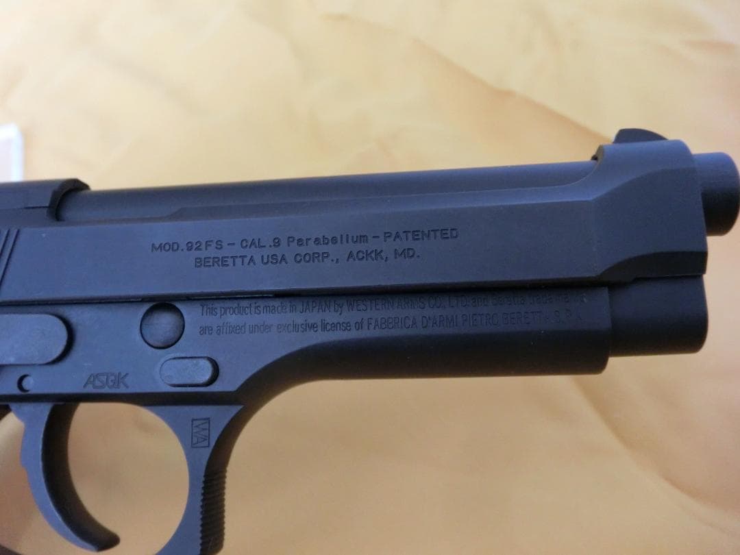 【希少】美品　WA製ベレッタ M92FS　ガスガン