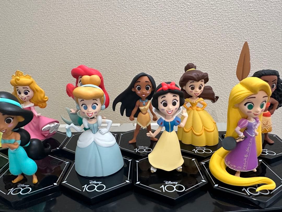 Disney 100周年記念 プリンセスフィギュア 15体セット