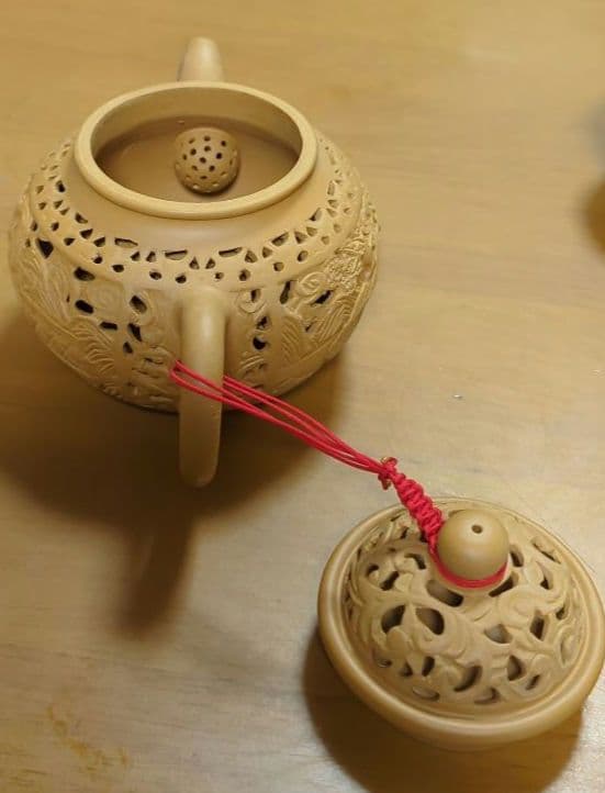 怪王浮雕 古美術 中国 急須 湯呑み9点セット伝統的な茶器セット 急須と茶碗付き