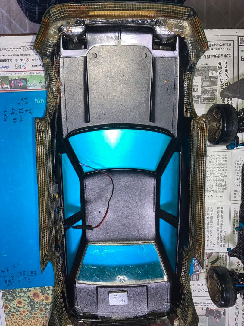 タミヤ TA05-VDFシャーシ ボディ+パーツ付