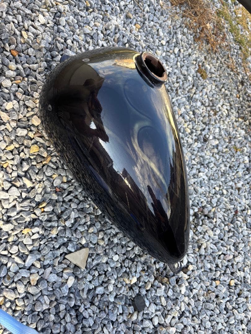 汎用ピーナッツタンク&フラットフェンダー　ファイアーパターン