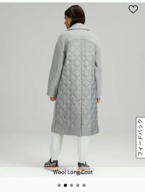 Lululemon/Wool Long Coat ウールロングコート