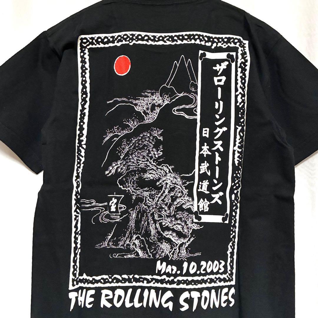 ローリングストーンズ 2003 武道館限定Tシャツ 黒