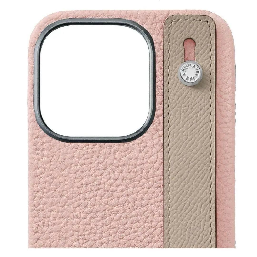 【美品】ボナベンチュラ　スマホケースiPhone15pro サクラピンク