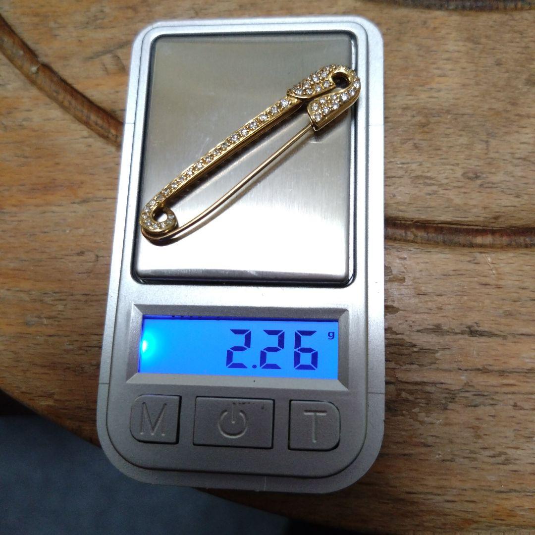 Ponte Vecchio K18ダイヤモンド0.28イエローゴールドブローチ