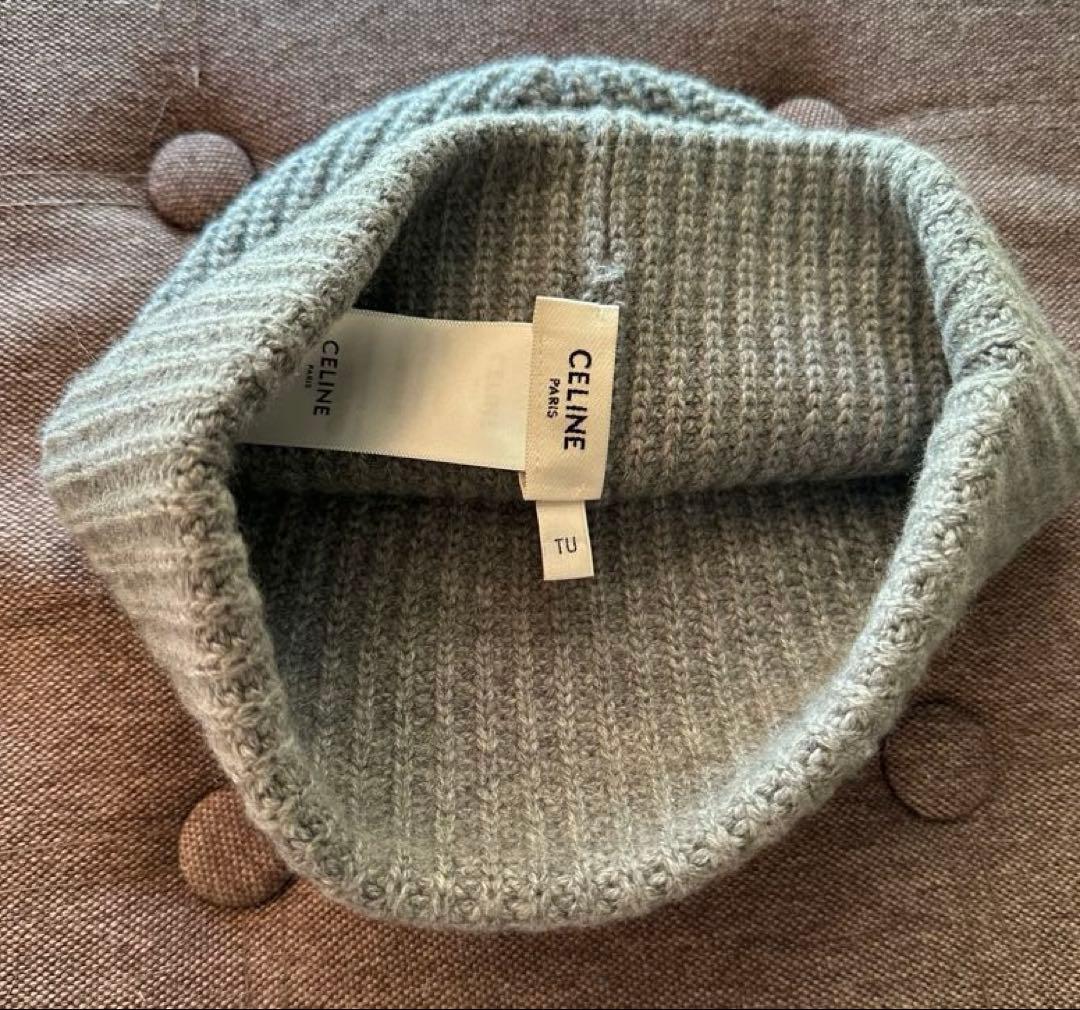 【セリーヌ】　ニット帽　トリオンフ