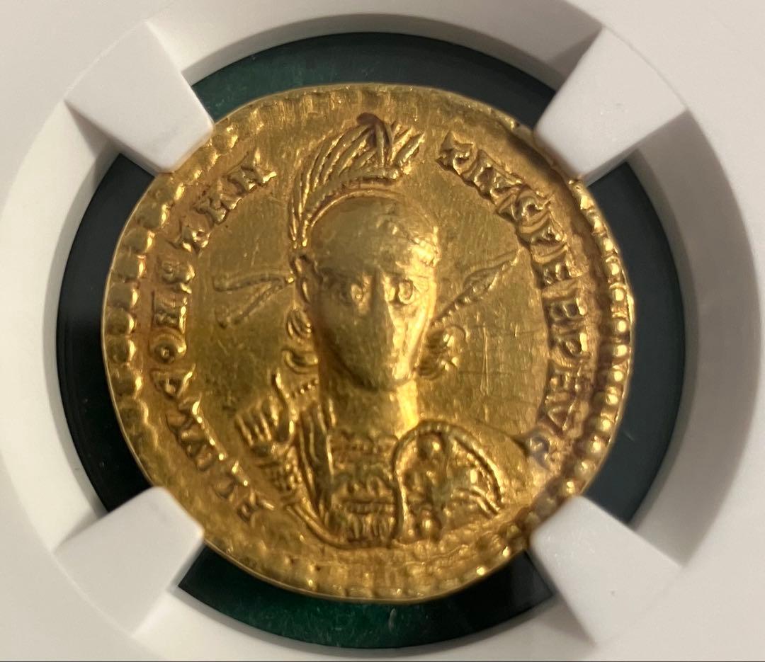 ソリドゥス金貨　ローマ帝国 コンスタンティウス II AV Solidus