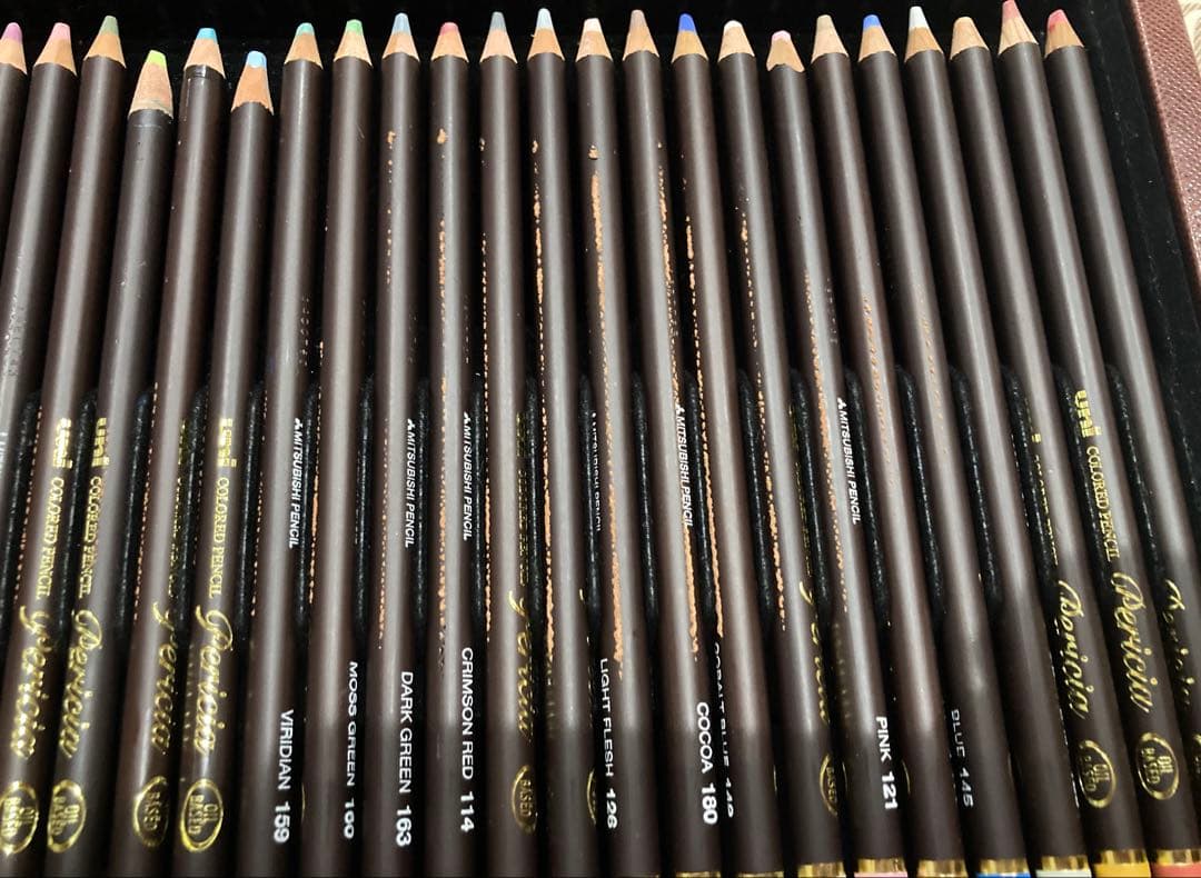 希少！　三菱鉛筆uni　Pericia ペリシア　油性色鉛筆　36色　廃盤