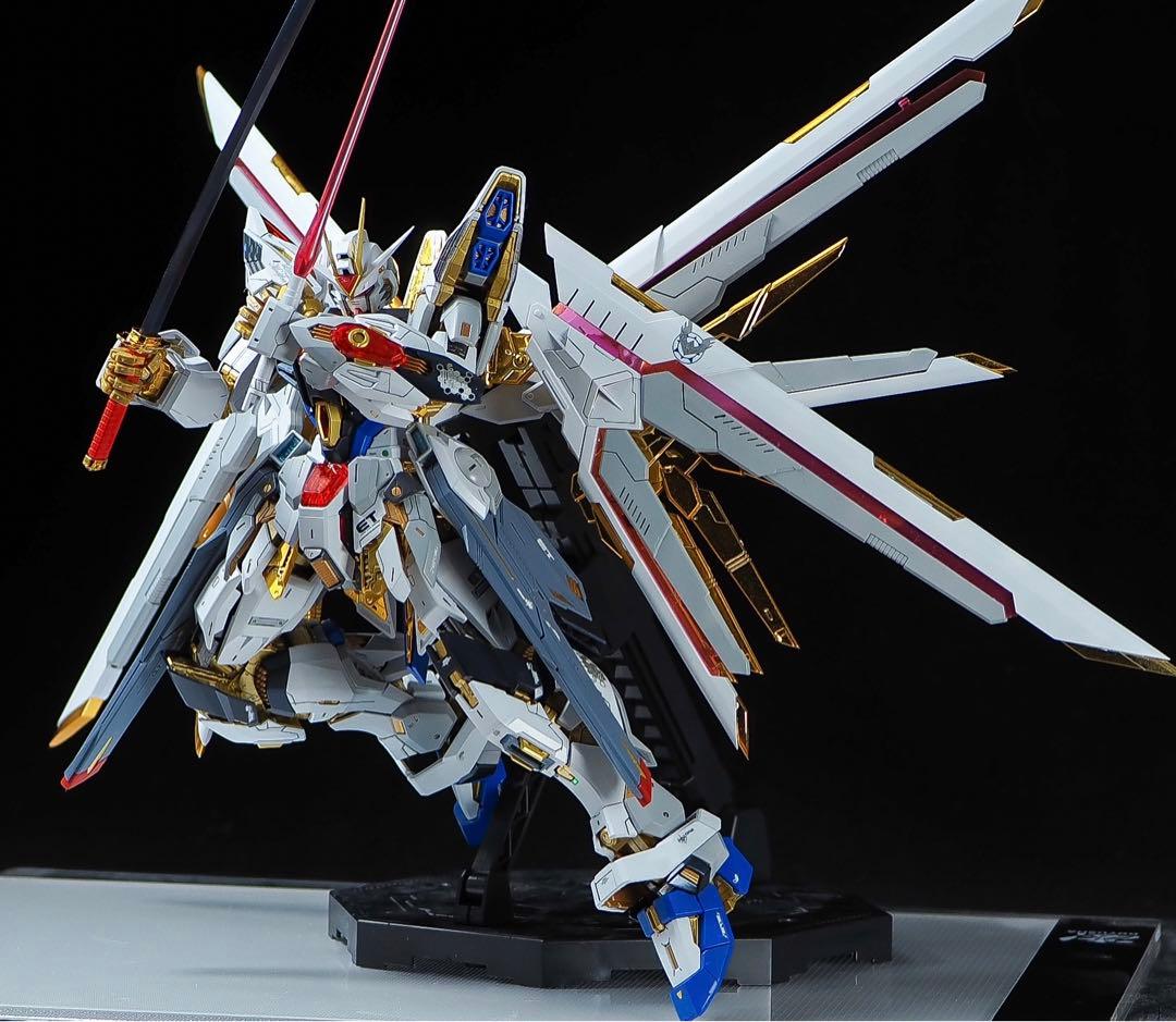 MGEX ストライクフリーダムガンダム　全塗装　完成品　筋彫り　塗り分け