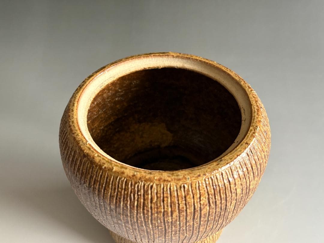 瑞穂釜　楽斎作　結び紫　箪瓢形　水指　尋牛斎書付　茶道具　表千家