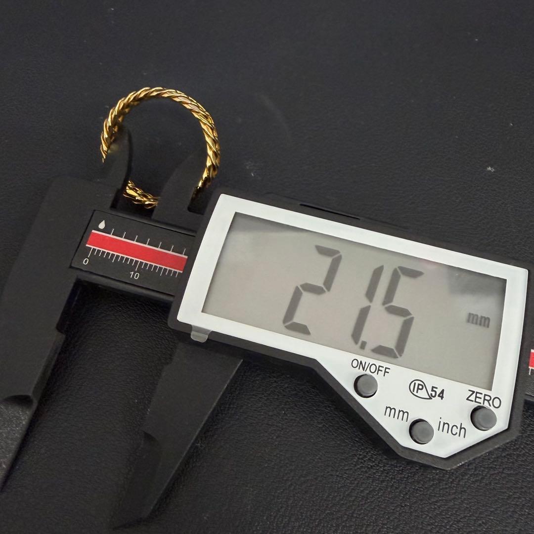 (C010902) K18リング 約27号 喜平デザイン 18金YG