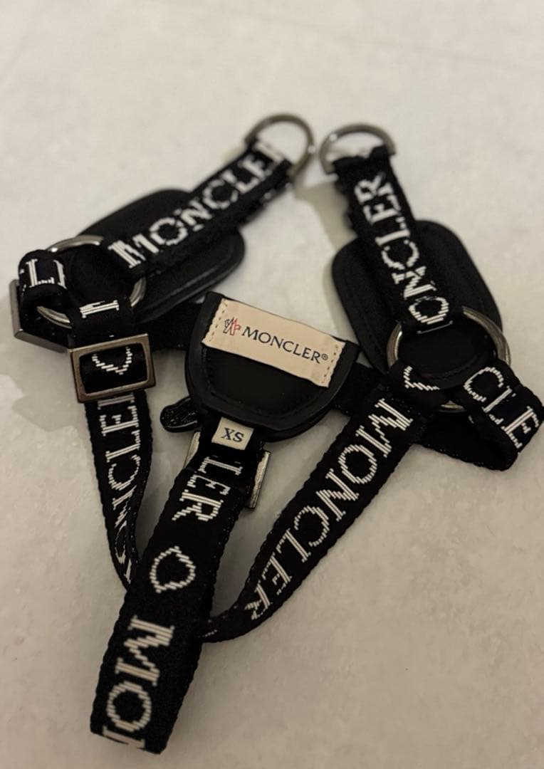 激レア モンクレール ハーネス リード 首輪 犬用　XS