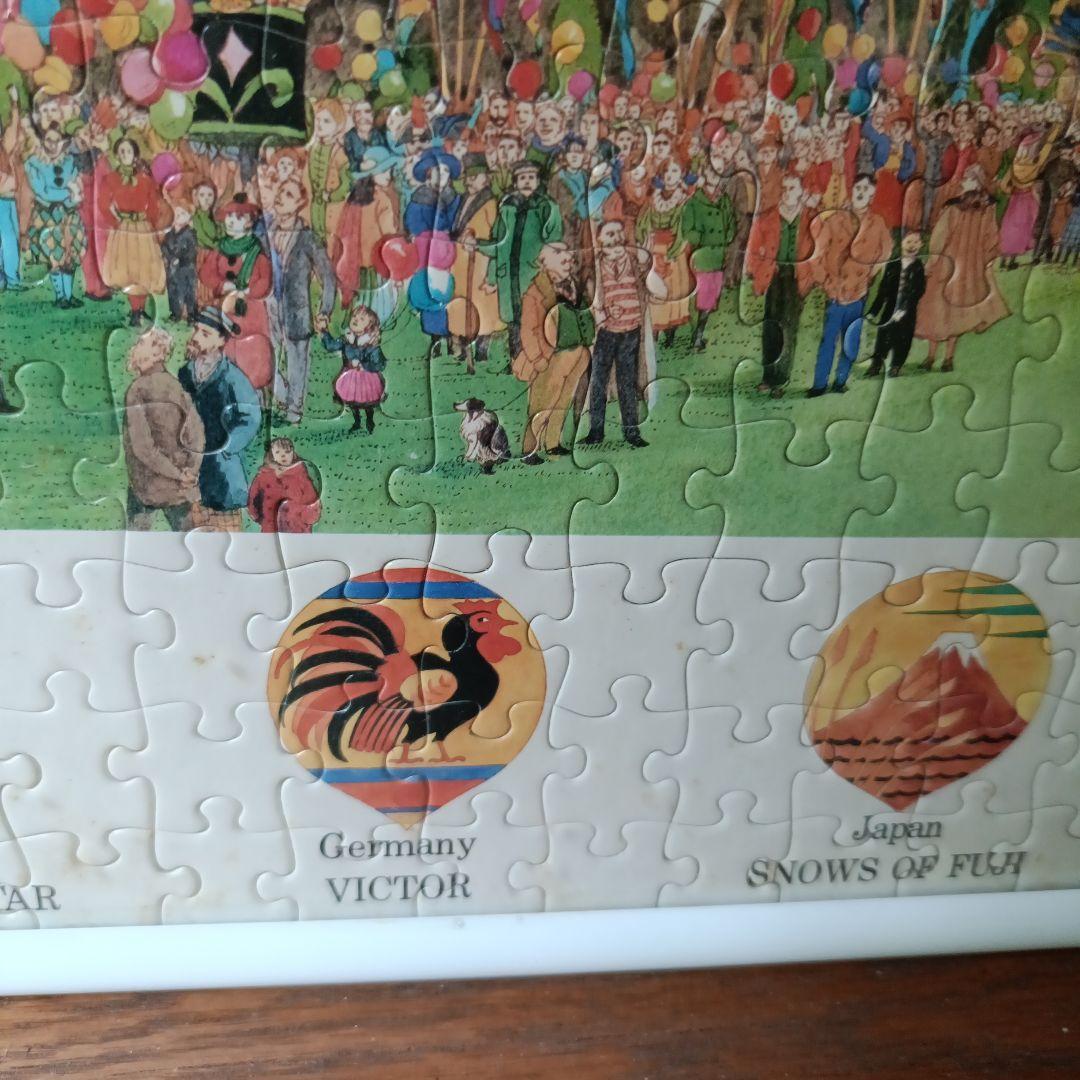 エッフェル塔と熱気球のジグソーパズル