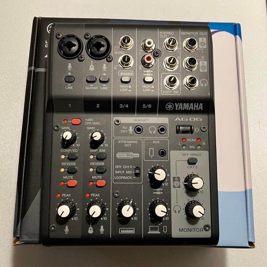 YAMAHA AG06 MK2 オーディオミキサー
