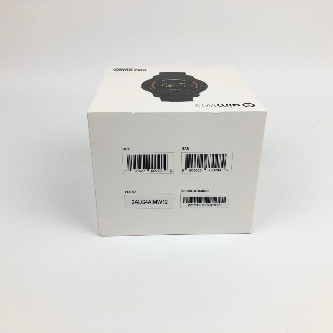 【極美品】GOLF BUDDY aim W12 GPS ゴルフウォッチ　GPS付