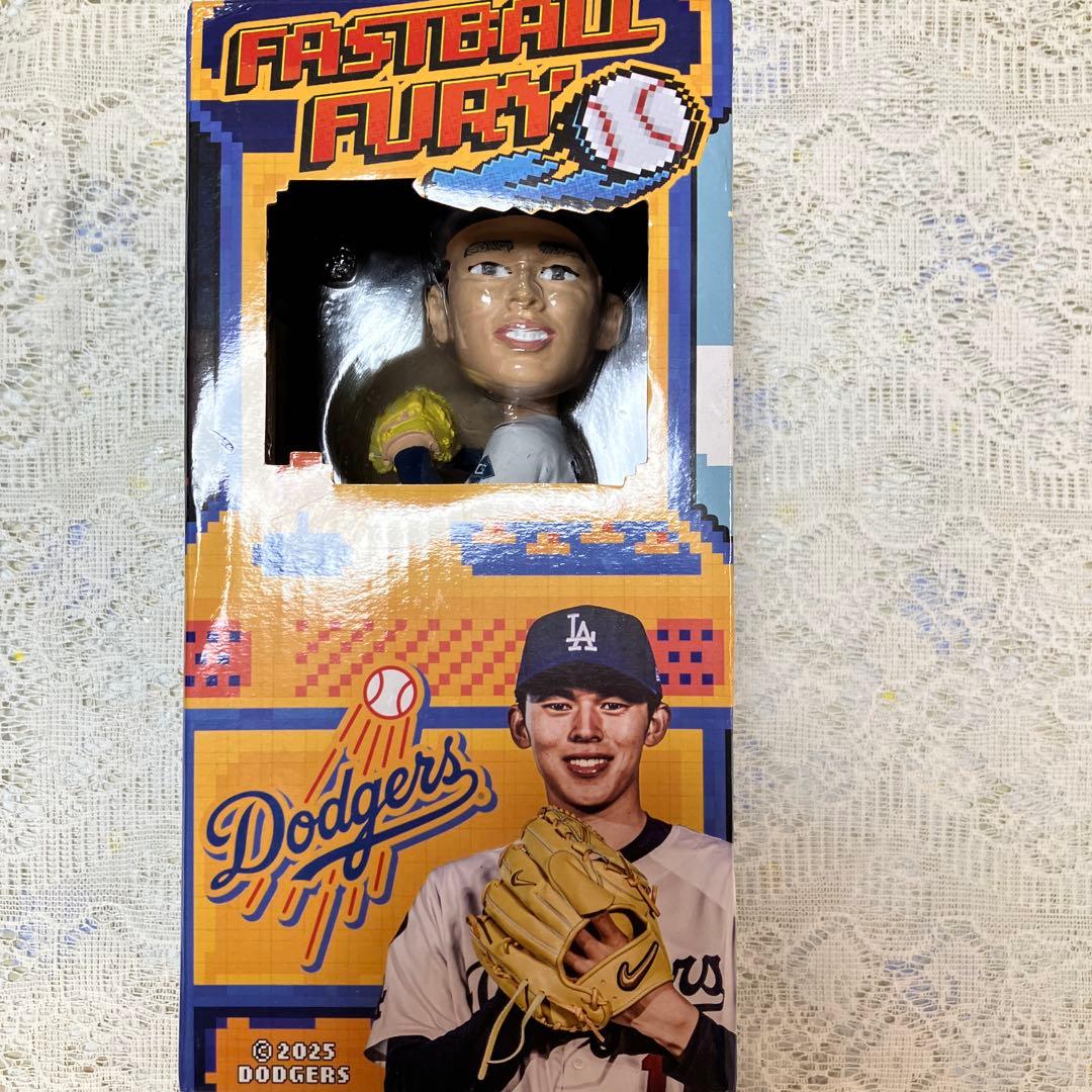 お値下げ　ドジャーススタジアム限定　朗希ボブルヘッド