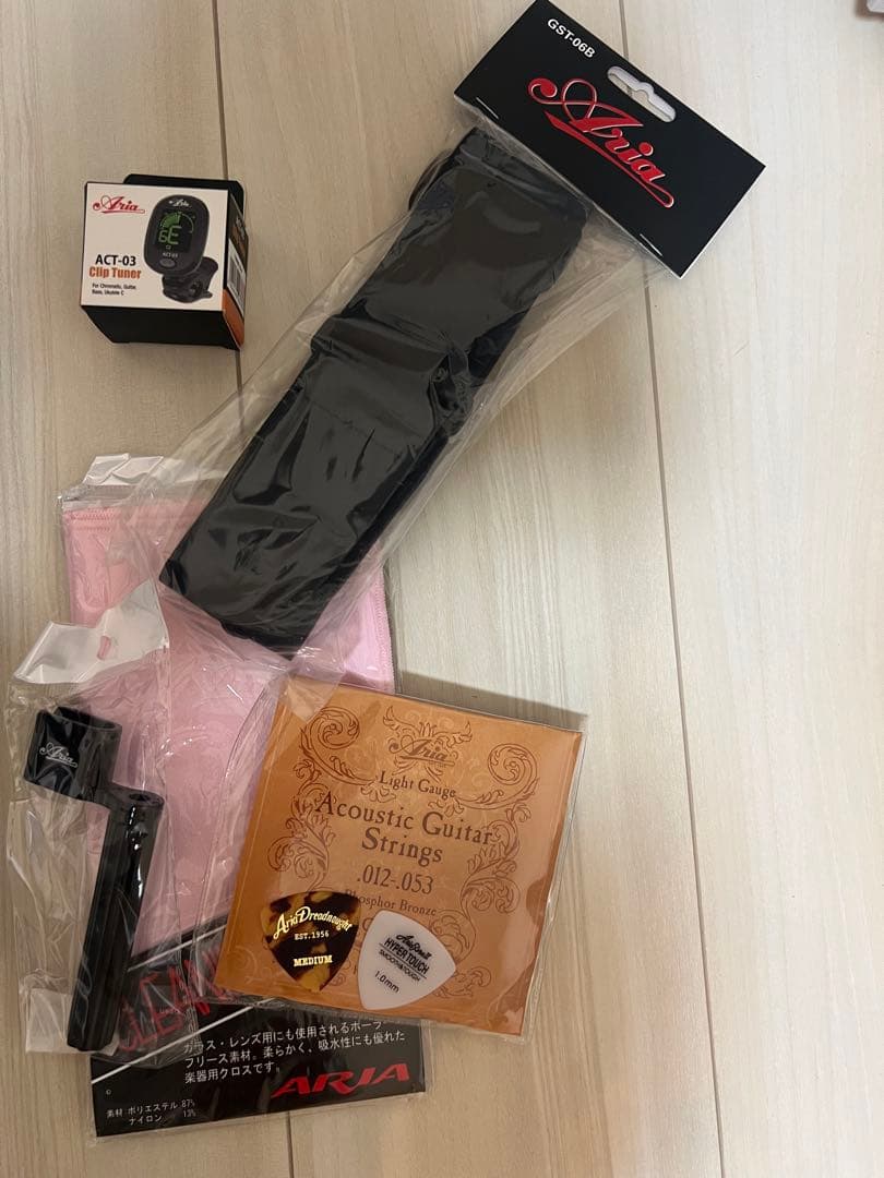 アコースティックギター ナチュラルカラー ミニギター セット