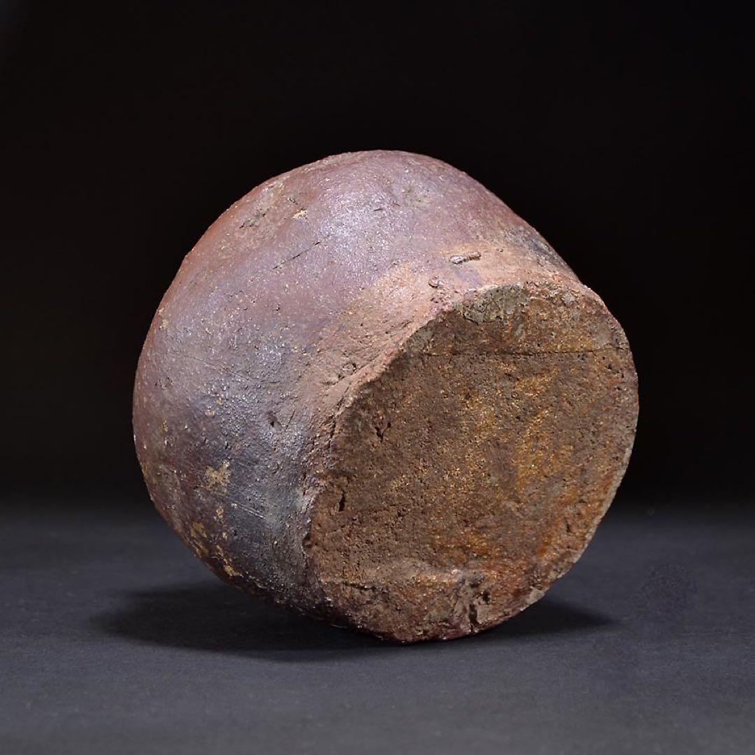 古越前 お歯黒壺 蹲 室町 桃山 花器 茶道 茶道具 茶花 華道 骨董 古美術