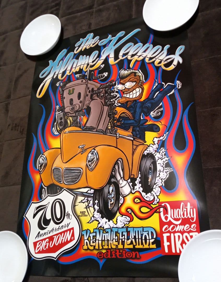 ビッグジョン 70周年記念ポスター KEN THE FLATTOPBIGJOHN