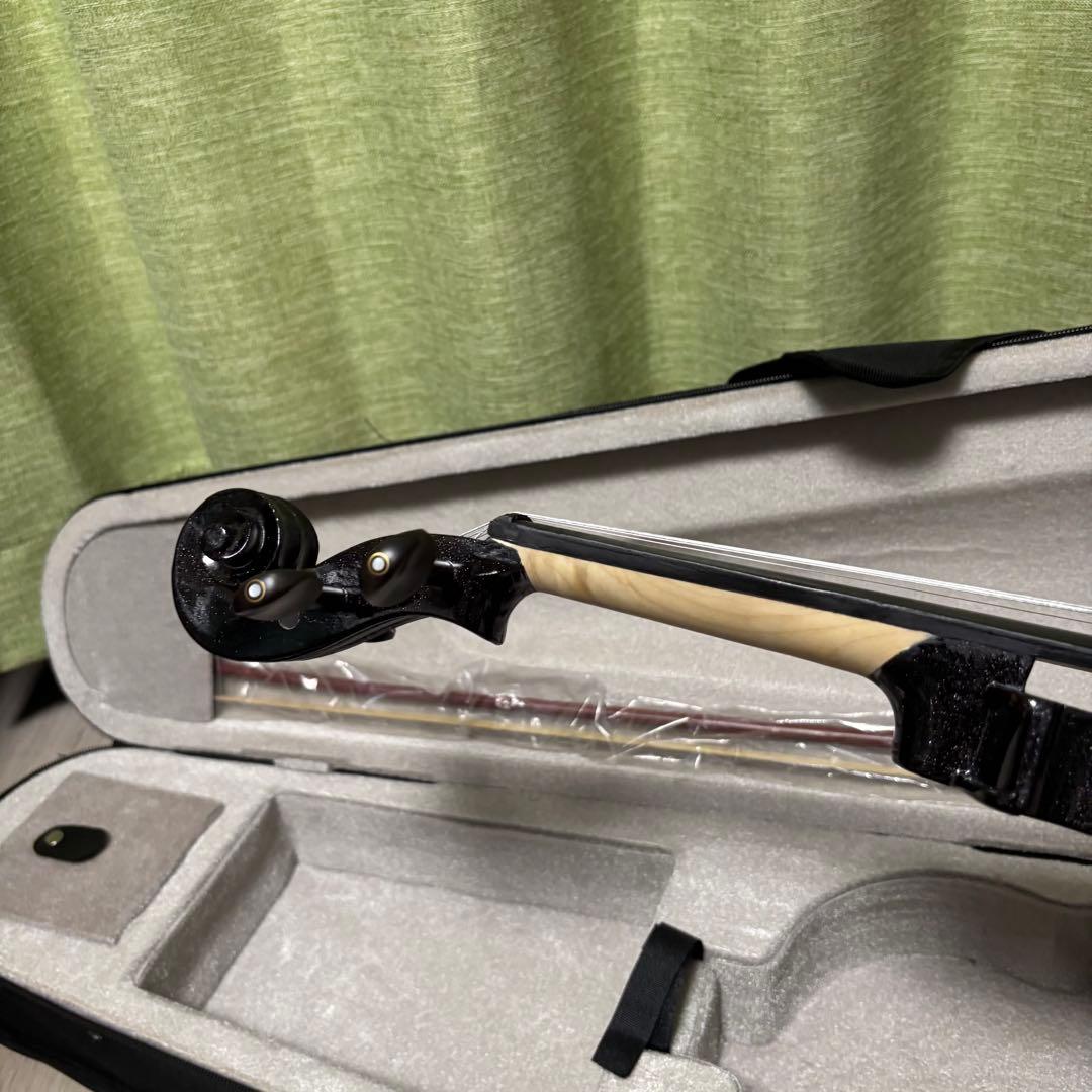 ENNBOM サイレントバイオリン　4/4 エボニー　エレキバイオリン