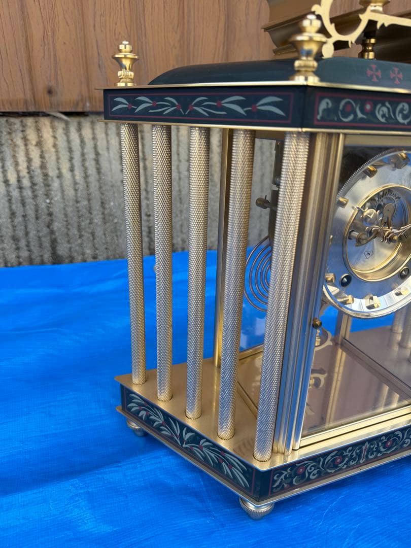 T*N様 【O-1784】日本美術時計 Nマーク 置時計 振り子時計 アナログ