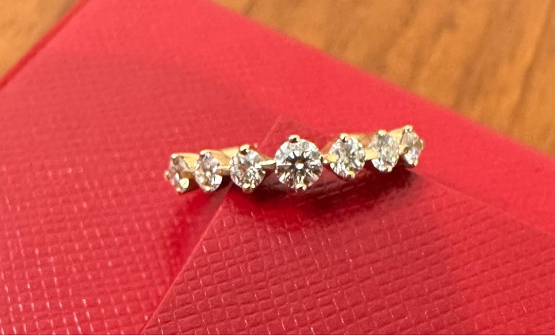 FLAGS フラッグス Bonheur05 K18PGダイヤ 0.5ctリング