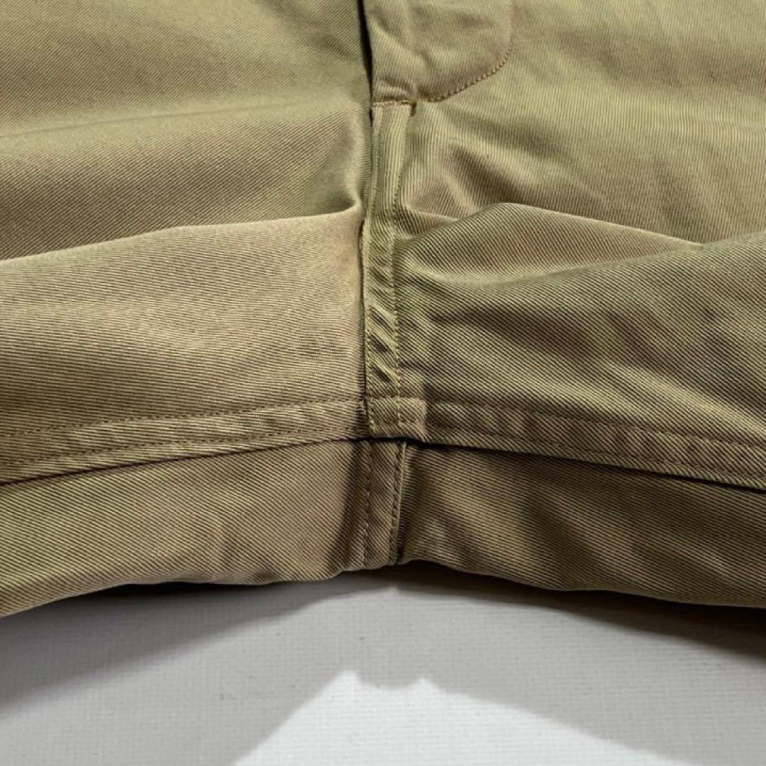 80s 90s USARMY チノパン W36L31 ベージュ M-41 両玉縁