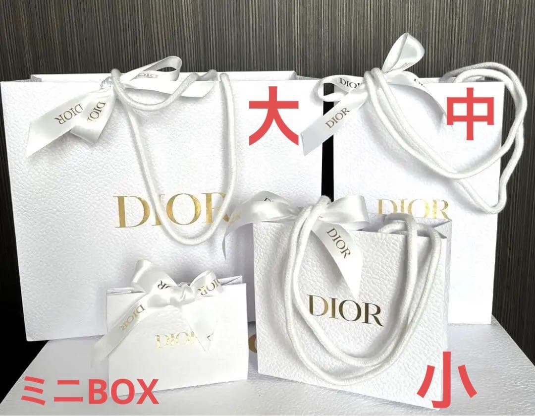 DIOR クリスチャンディオール　ショッパー　大　中　小　ミニBOX 4種