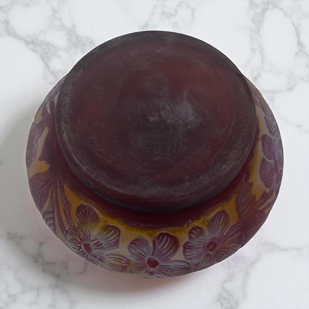 ◆証明書付◆EmileGalleエミールガレ ボンボニエール　小鉢　カメオ彫