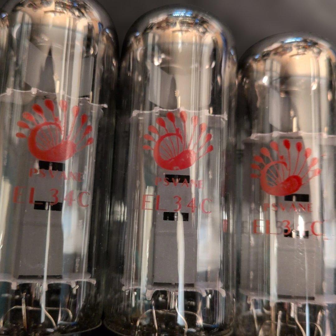 EL34C PSVANE　中古真空管 4本セット