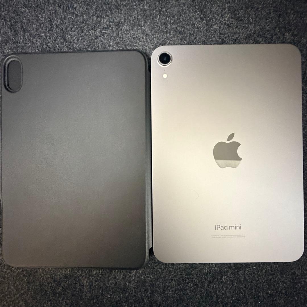 iPad mini (A17 pro) 128GB スペースグレー カバー付き