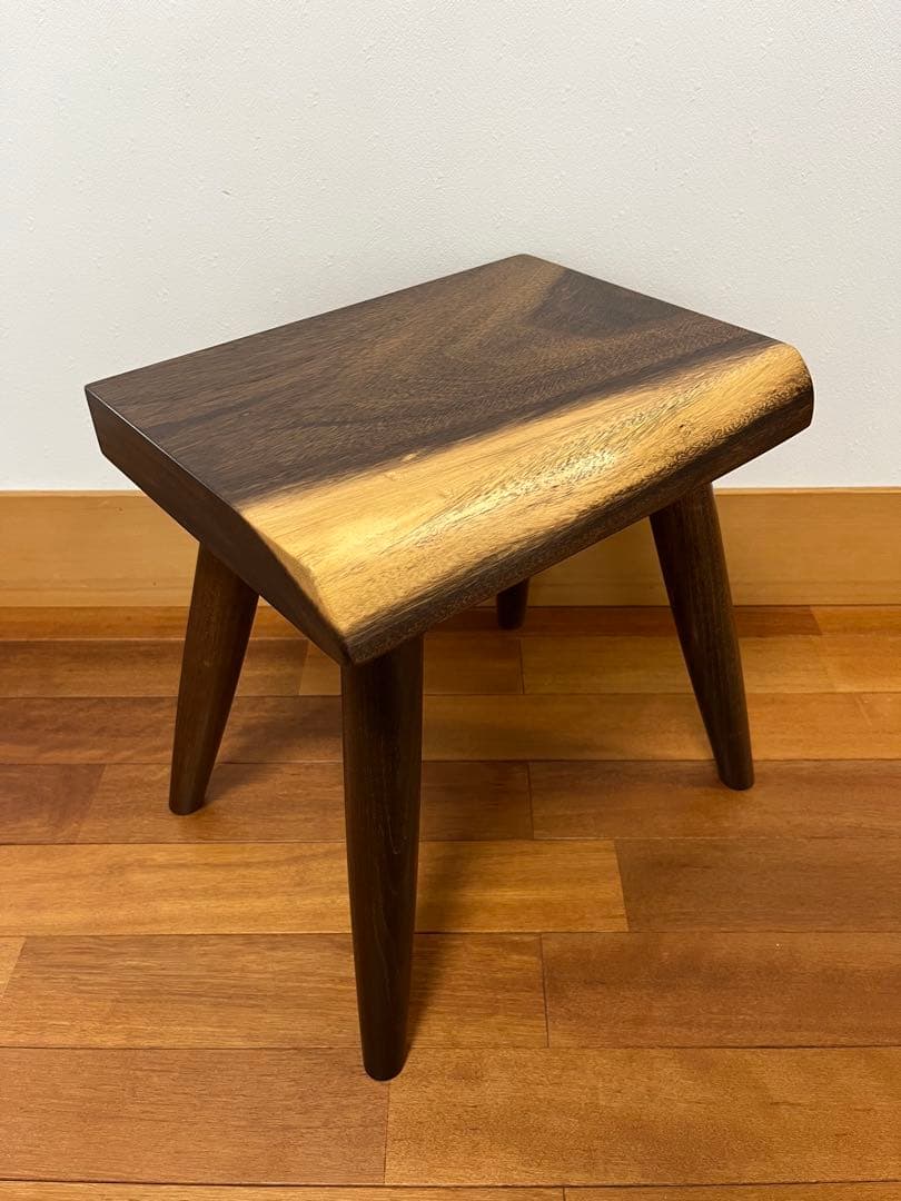 モンキーポッドスツール　無垢材