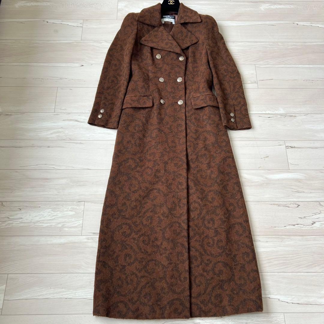 Salvatore Ferragamo ロングコート　アルパカ　着丈133cm