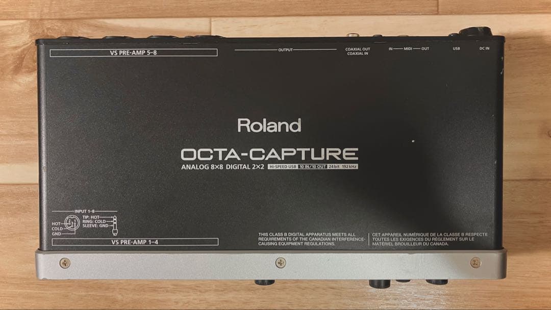 Roland OCTA-CAPTURE UA-1010オーディオインターフェイス