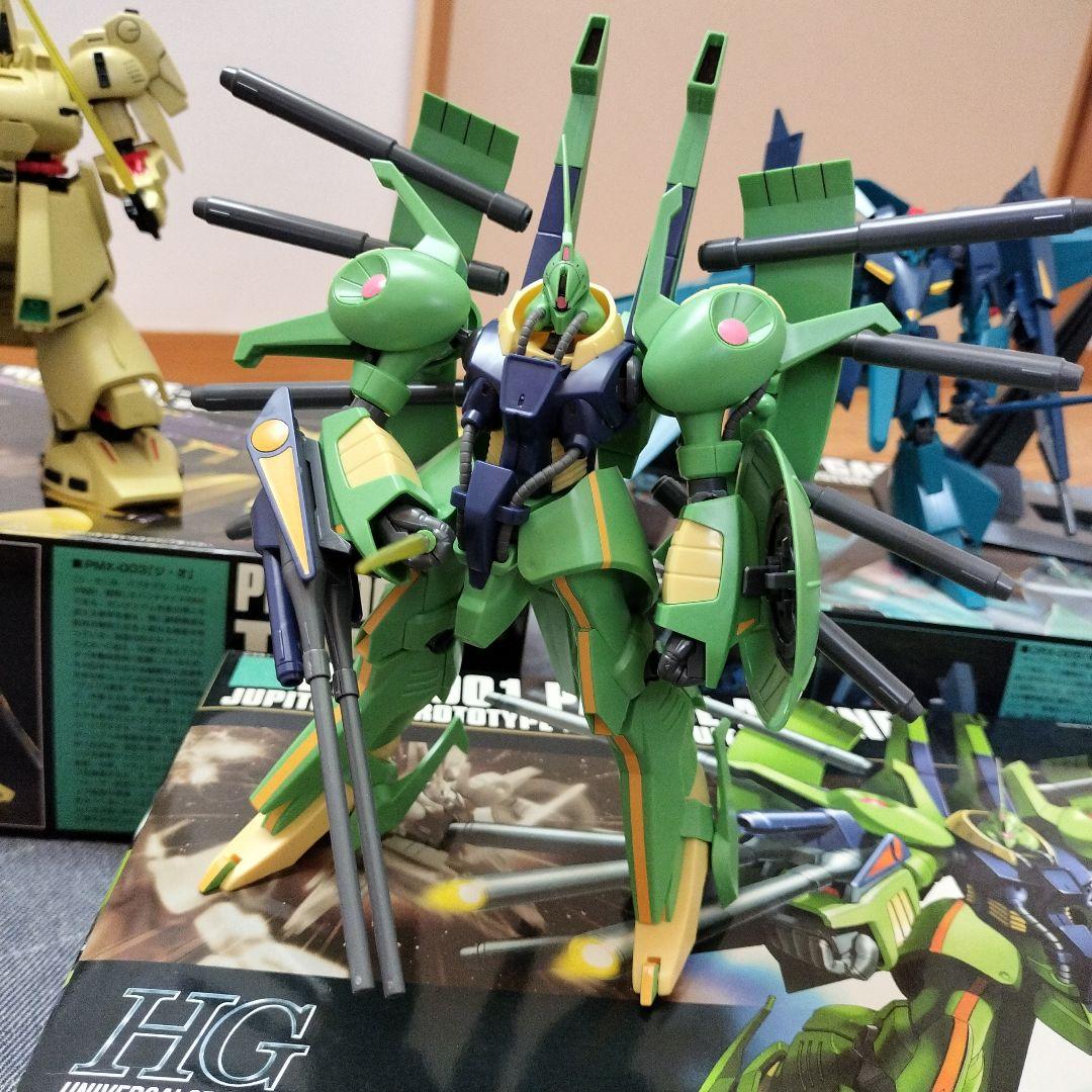 HG ガンプラ素組３体セット（ギャプラン、ジ・オ、パラス・アテネ）