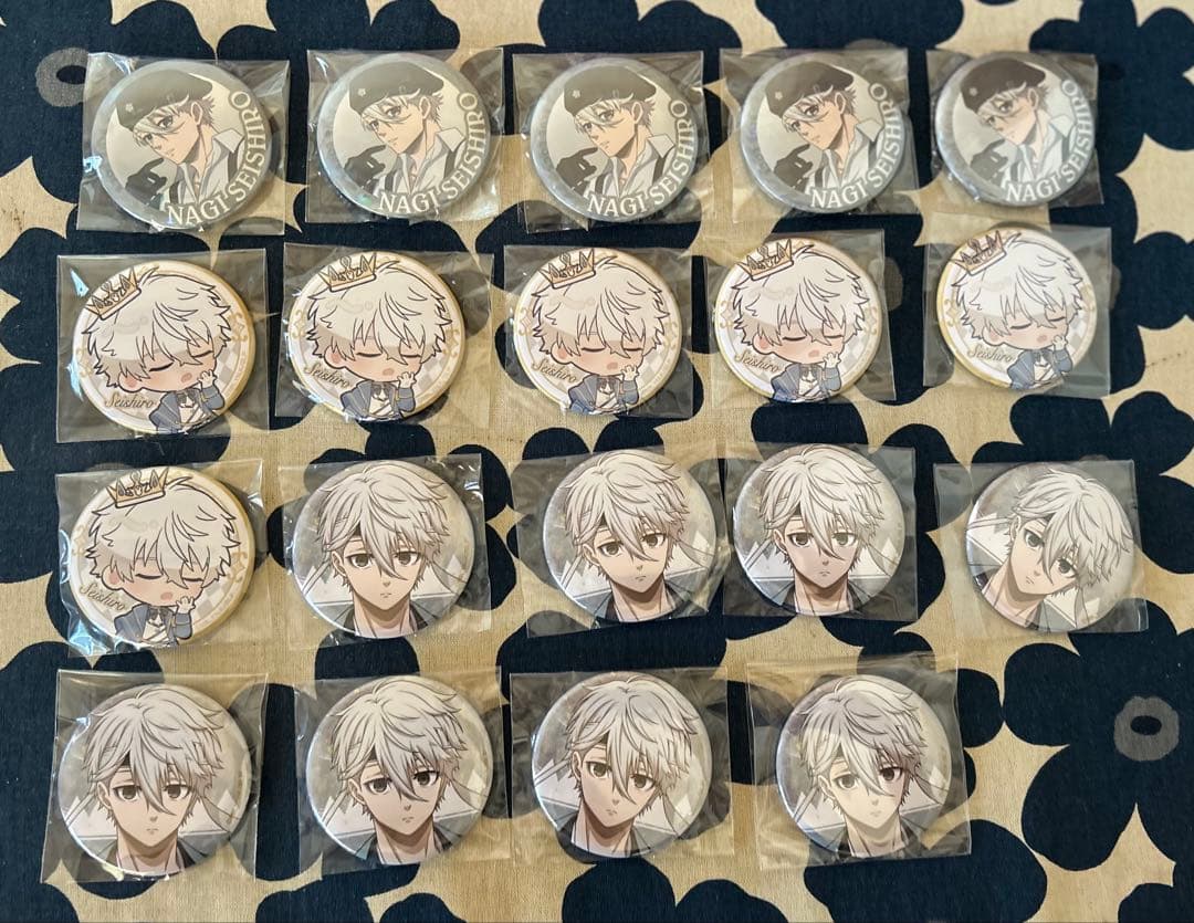 ブルーロック ブルロ 凪誠士郎 缶バッジ ローソン ロフト FLAG 新撰組