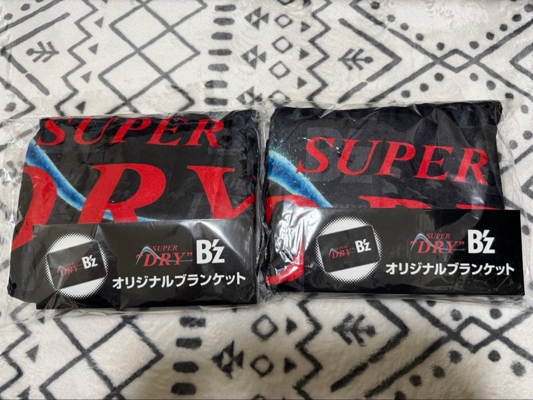 【新品】アサヒスーパードライB'zコラボブランケット