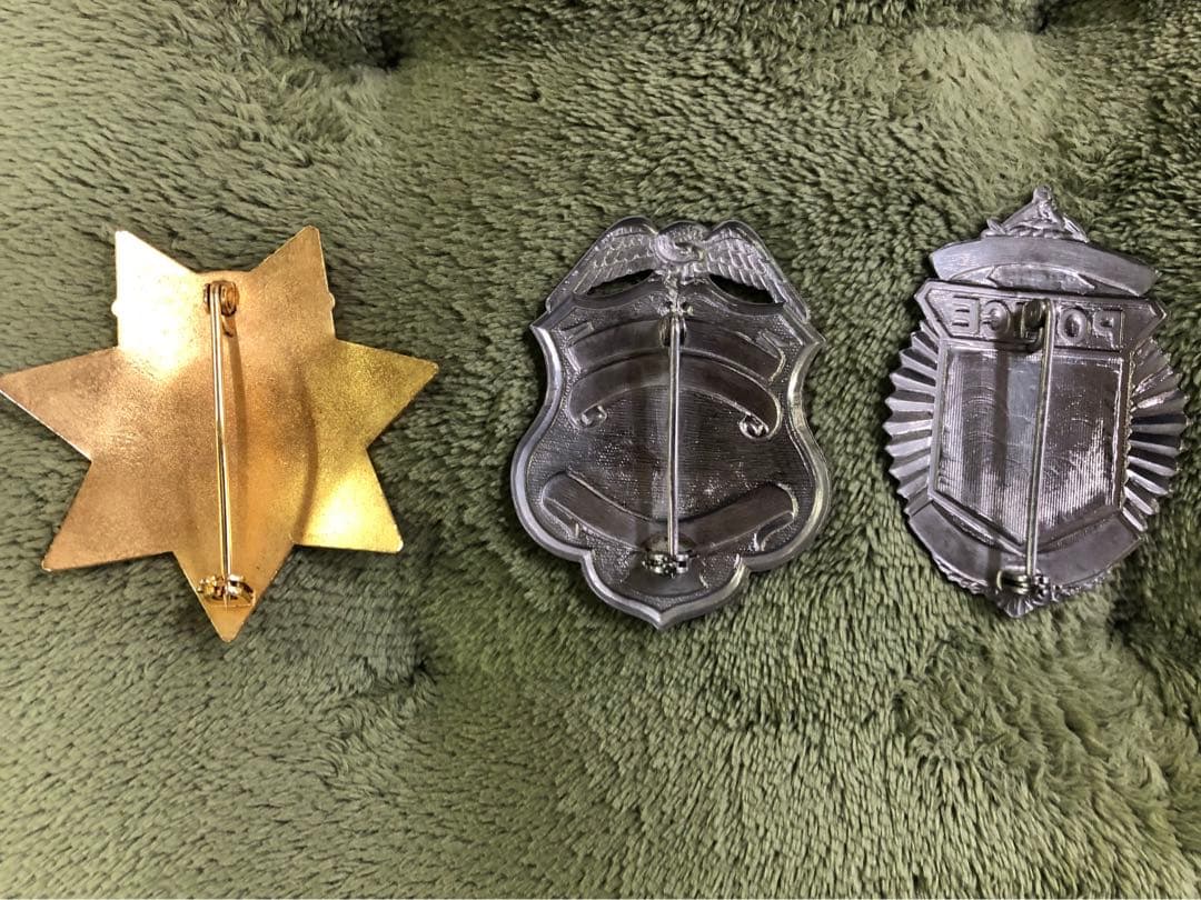 ポリスバッジ　警察バッジセット シアトル・シカゴ