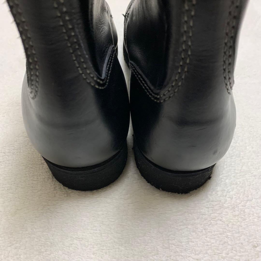 【チェコスロバキア軍】コンバットブーツ　ミリタリー　レースアップ　サイドベルト