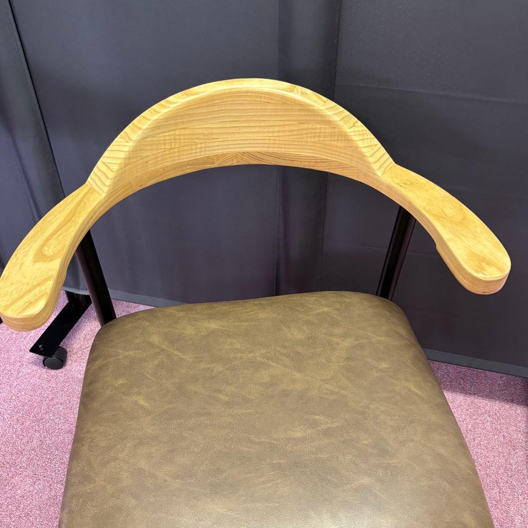 【なおみ】ダイニングテーブル5点セット 4人掛け 肘付き チェア