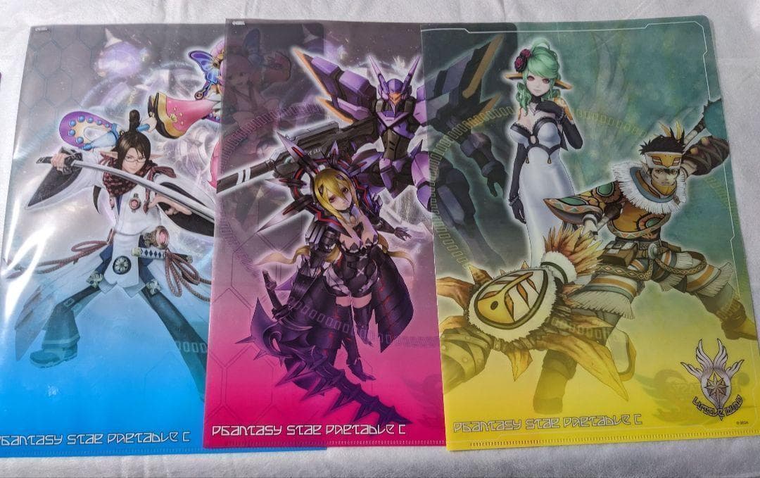 ファンタシースターポータブル2 & インフィニティ クリアファイルセット