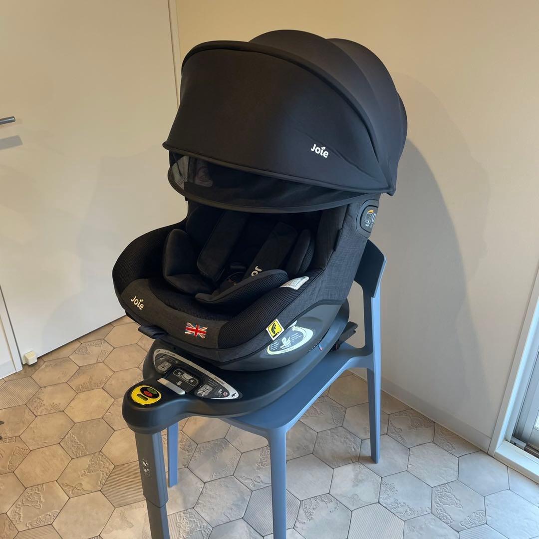 Joie 車用チャイルドシート ブラック アイ・アーク360 キャノピー付き