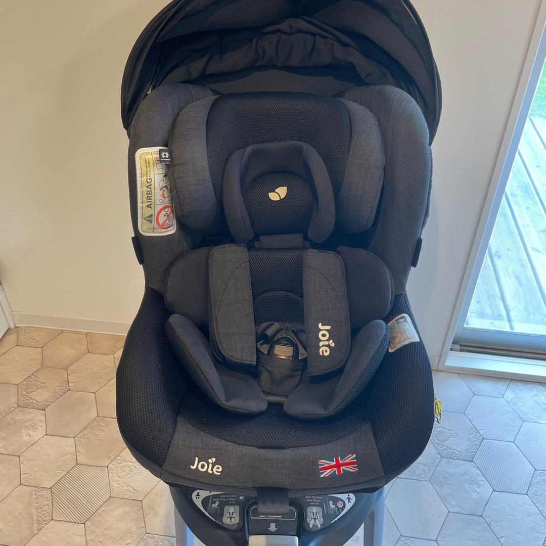 Joie 車用チャイルドシート ブラック アイ・アーク360 キャノピー付き