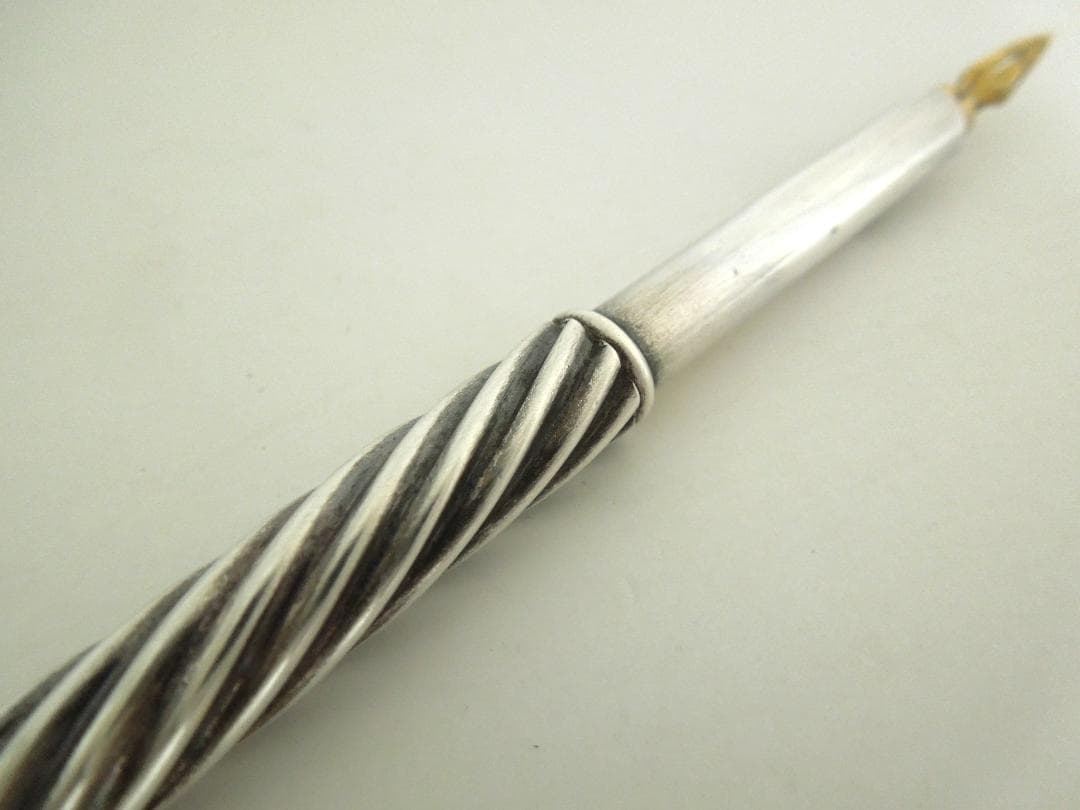 フランス　シルバーペン　純銀