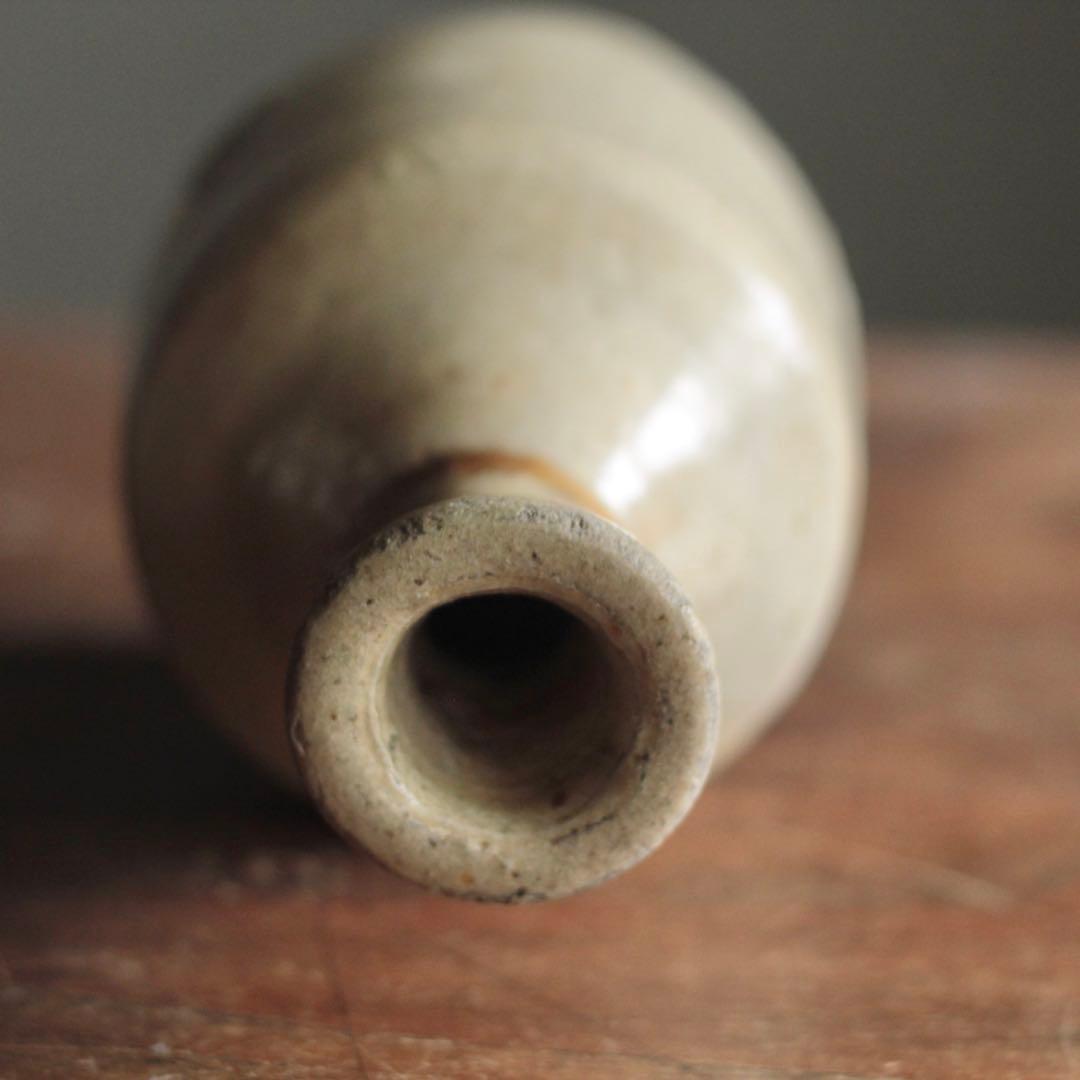 無地志野織部 徳利 桃山〜江戸初 酒器 古美術 古道具 アンティーク