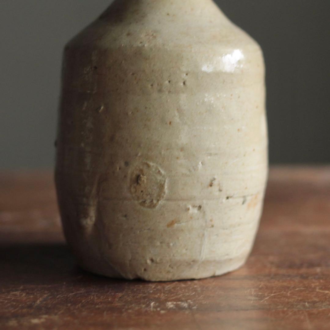 無地志野織部 徳利 桃山〜江戸初 酒器 古美術 古道具 アンティーク
