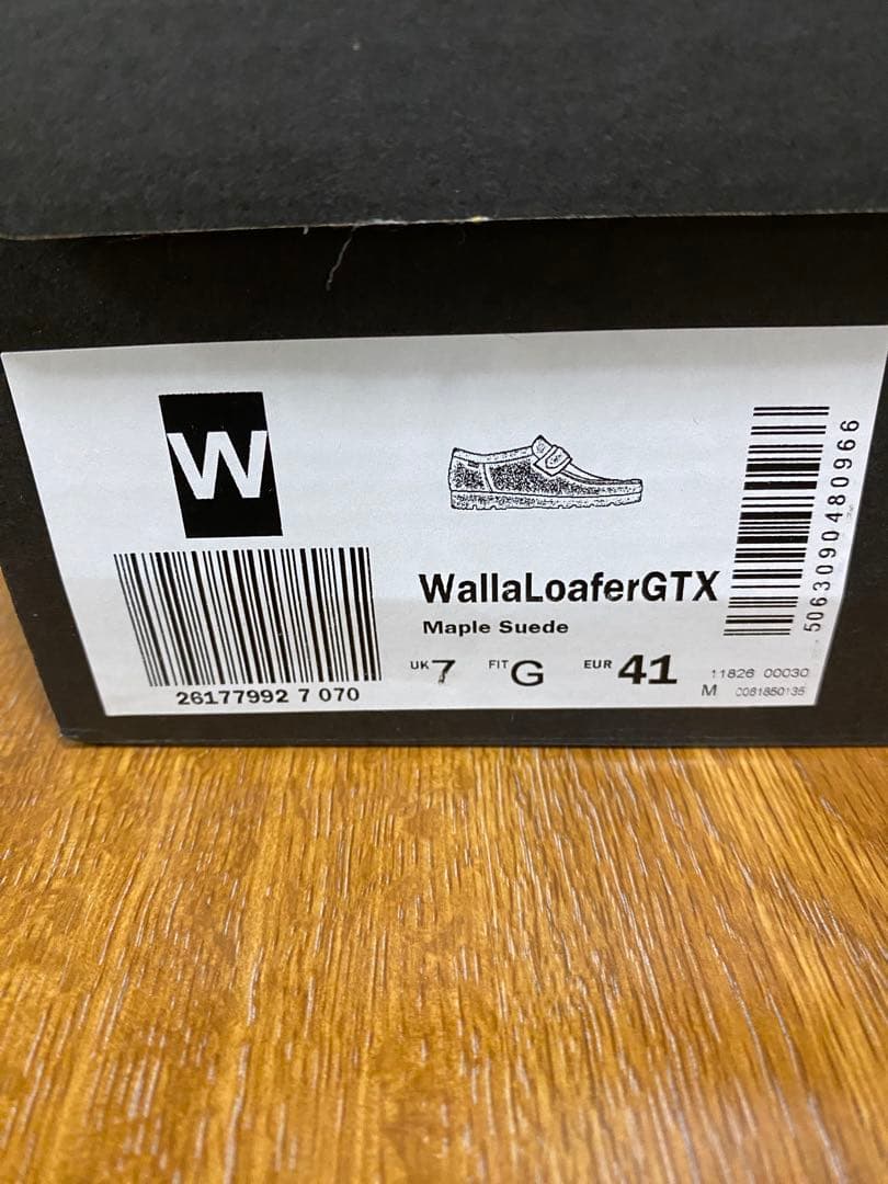 未使用Clarks WallaLoaferGTX ワラビー ローファー uk7