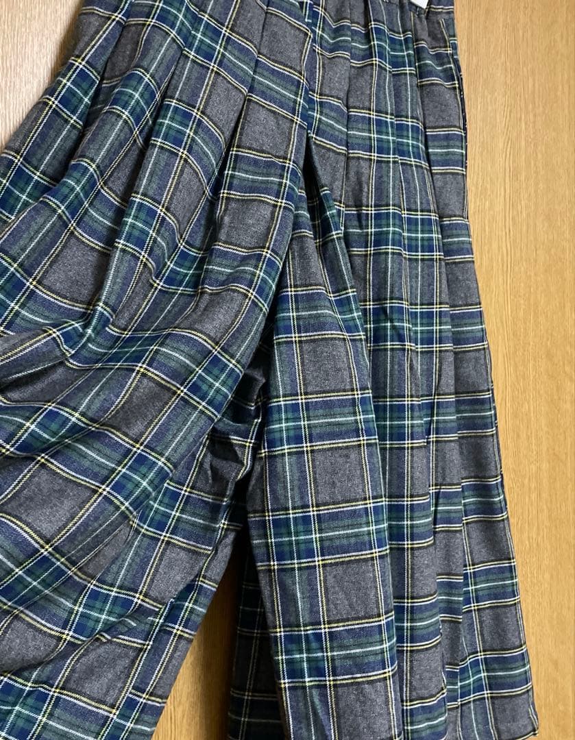 【未使用！】ubasoku ウバソク　チェックキュロットパンツ